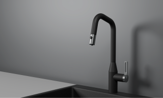 Смеситель для кухни Granula 8171, ШВАРЦ шварц